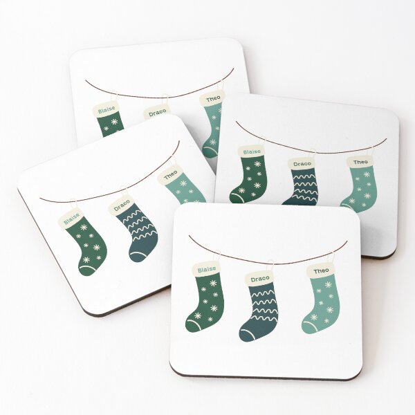 Item preview, Blaise, Draco, Theo Christmas Stockings  designed and sold by Dusk & Lace .