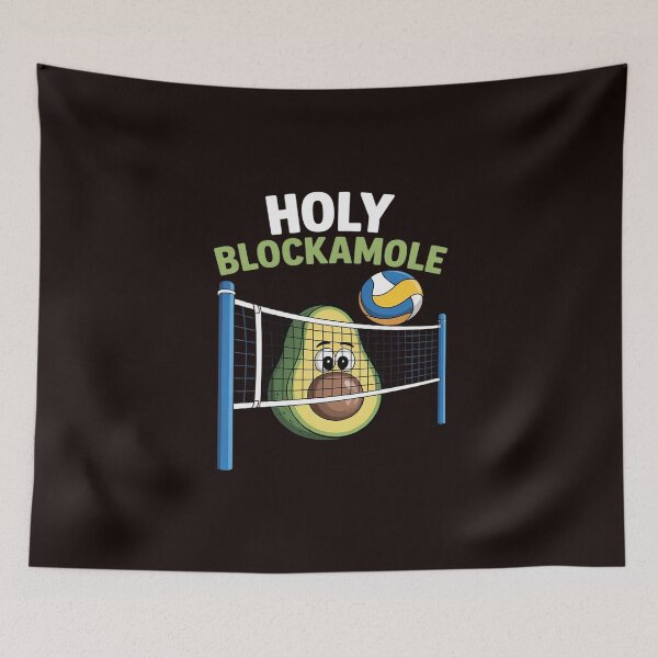 Item preview, Holy Blockamole Funny Volleyball Avocado Player Lover Sport designed and sold by KingsLife1994.