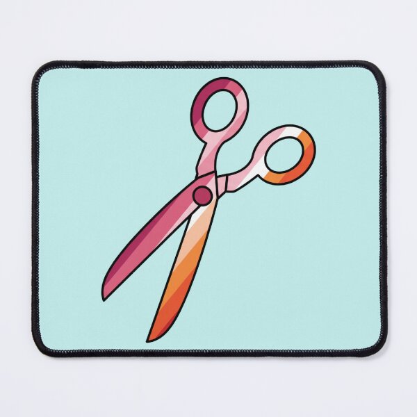Item preview, Funny Lesbian Flag Scissors Design designed and sold by Sapphic-Charm.