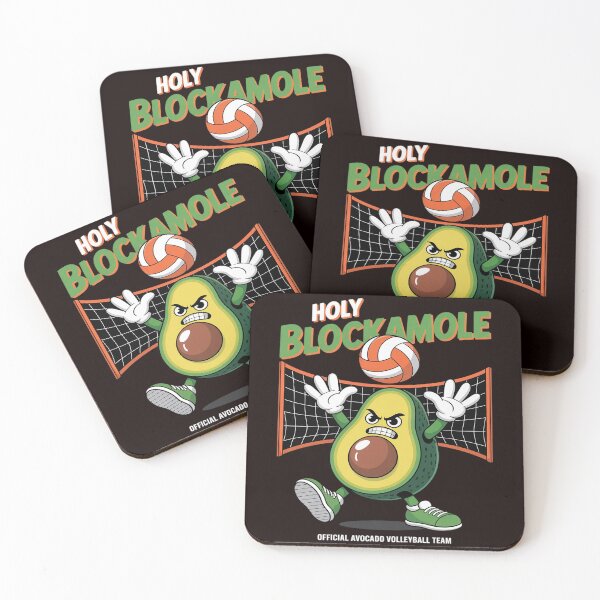 Item preview, Holy Blockamole Volleybal pun, Cute Funny avocado designed and sold by KingsLife1994.