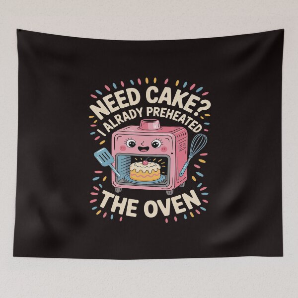 Item preview, Home Baking Humor for Cake and Oven Fans designed and sold by KingsLife1994.