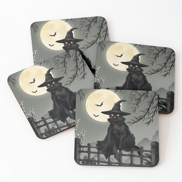 Item preview, “Cat Shadow Under the Moonlight” designed and sold by nighttime1990.
