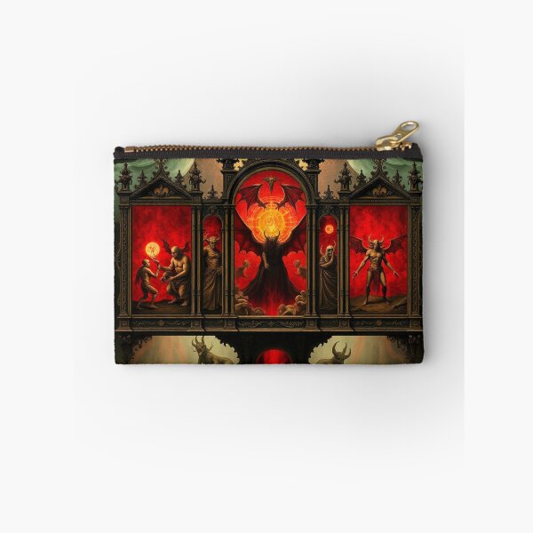 Item preview, Depiction of the layers of Hell fantastical artwork designed and sold by Vintage Designs +.