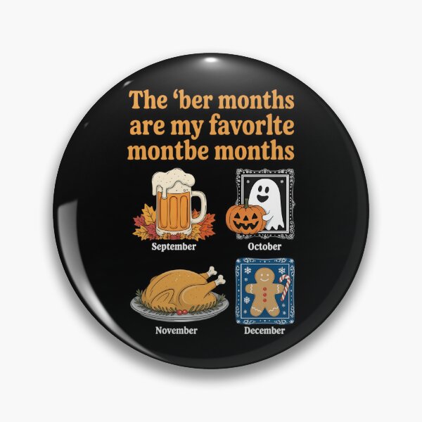Item preview, BER Months are My Favorite Months Seasonal Vibes Apparel designed and sold by Moon-Ape.