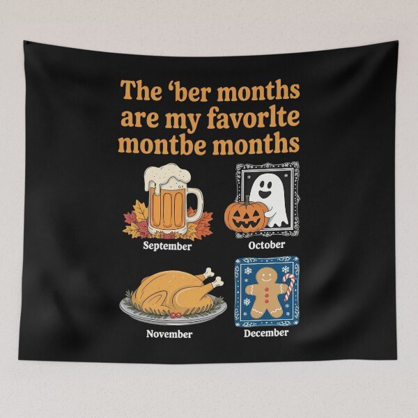 Item preview, BER Months are My Favorite Months Seasonal Vibes Apparel designed and sold by Moon-Ape.