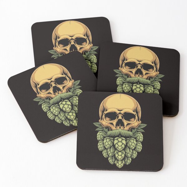Item preview, Hop Bearded Skull Brewer Funny Craft Beer Drinking IPA Lover designed and sold by KingsLife1994.