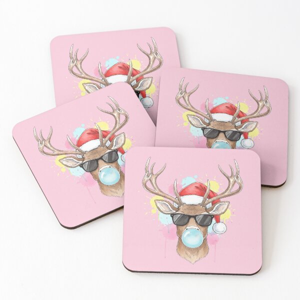 Item preview, Santa Deer with Sunglasses designed and sold by 0606PM.