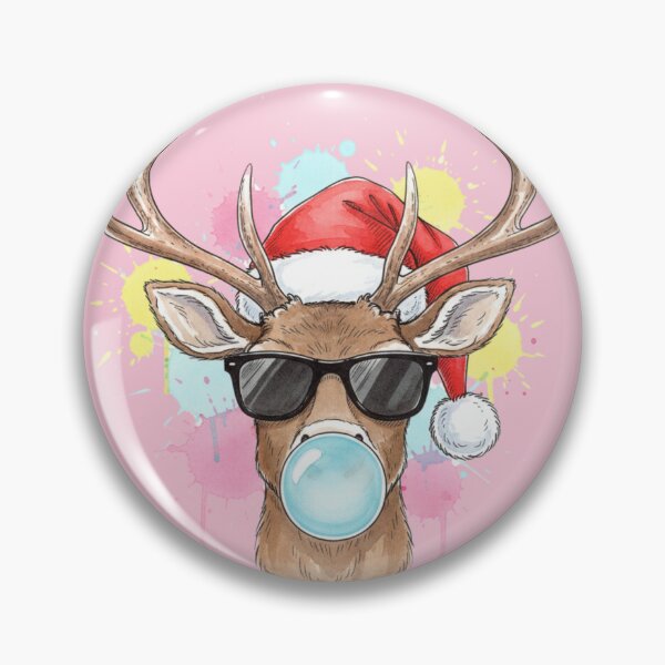 Item preview, Santa Deer with Sunglasses designed and sold by 0606PM.