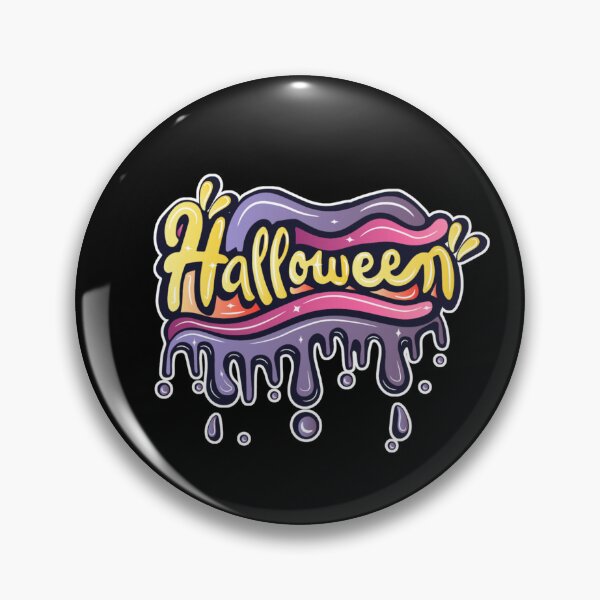 Item preview, Colorful  blue Spooky Halloween Spooky Season Vibes ver 5c Cute Ghost, Witch & Pumpkin Design – Funny Vintage Halloween Art for Fall Fans | Skull, pumpkin & Witchcraft in october 31 designed and sold by mndesignworx.