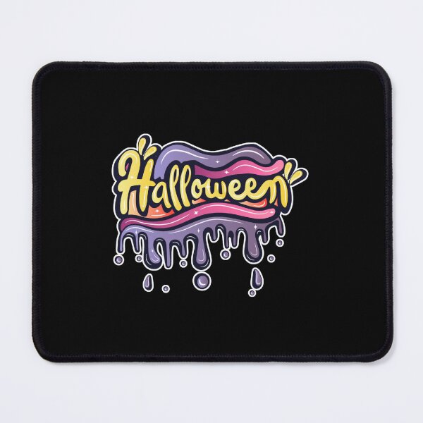 Item preview, Colorful  blue Spooky Halloween Spooky Season Vibes ver 5c Cute Ghost, Witch & Pumpkin Design – Funny Vintage Halloween Art for Fall Fans | Skull, pumpkin & Witchcraft in october 31 designed and sold by mndesignworx.