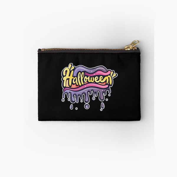 Item preview, Colorful  blue Spooky Halloween Spooky Season Vibes ver 5c Cute Ghost, Witch & Pumpkin Design – Funny Vintage Halloween Art for Fall Fans | Skull, pumpkin & Witchcraft in october 31 designed and sold by mndesignworx.