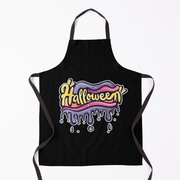 Item preview, Colorful  blue Spooky Halloween Spooky Season Vibes ver 5c Cute Ghost, Witch & Pumpkin Design – Funny Vintage Halloween Art for Fall Fans | Skull, pumpkin & Witchcraft in october 31 designed and sold by mndesignworx.