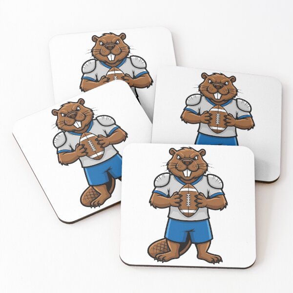 Item preview, Beaver Football Mascot Animal Sports designed and sold by k3rstman1.