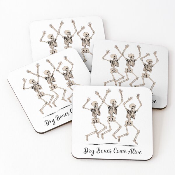 Item preview, Christian Halloween Dancing Skeleton Dry Bones Come Alive Fall Jesus Bible Verse Scripture designed and sold by Moon-Ape.
