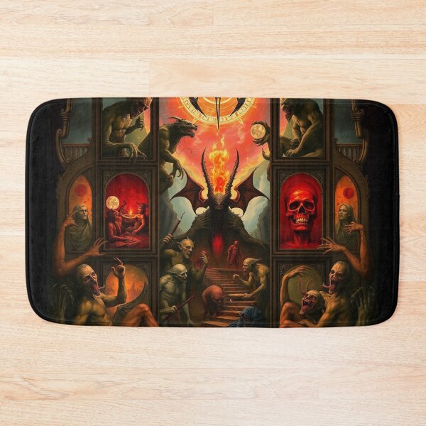 Item preview,  Depiction of the layers of Hell fantastical artwork designed and sold by Vintage Designs +.