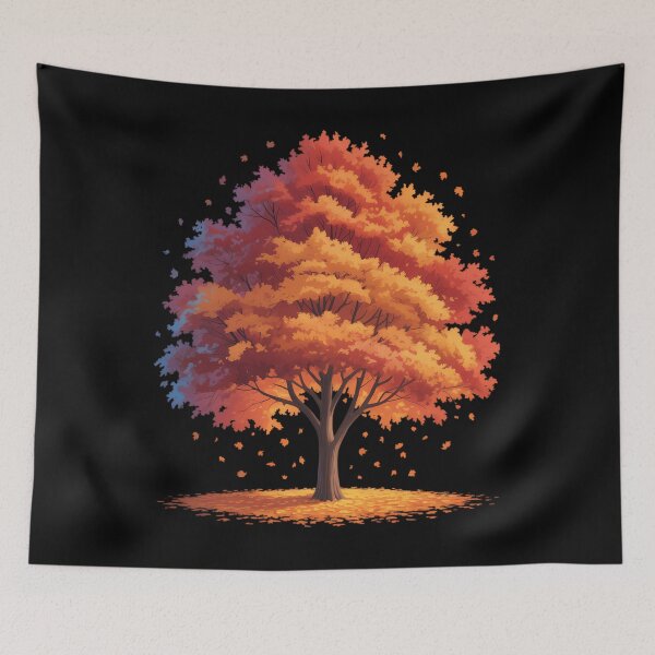 Item preview, Autumn Fall Leaves Tree & Forest Creatures designed and sold by Moon-Ape.