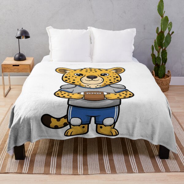 Item preview, Cute Cheetah Football Player Cartoon designed and sold by k3rstman1.