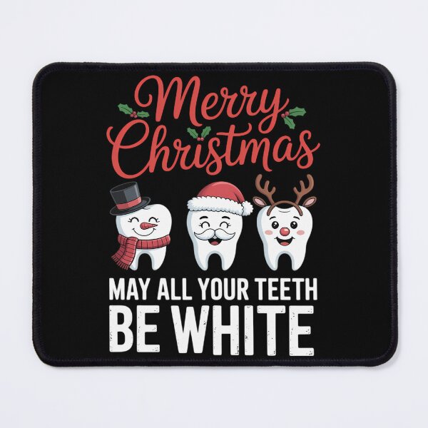 Item preview, Merry Christmas Teeth Be White Funny Dentist Xmas Dental designed and sold by brynatshop.