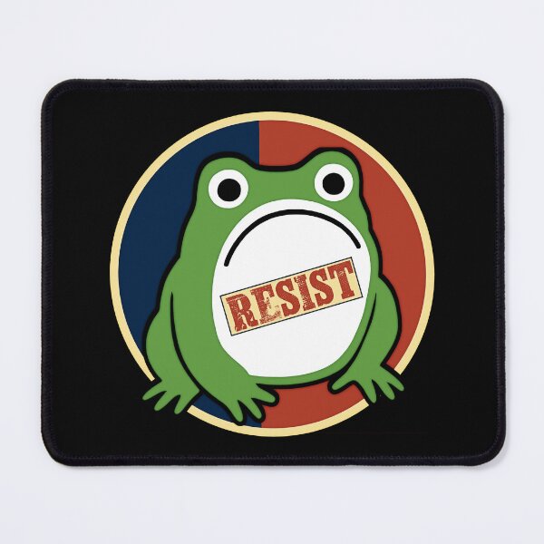 Item preview, Retro Portland Frog Protest Resist ,Vintage resist frog designed and sold by gear-posters.