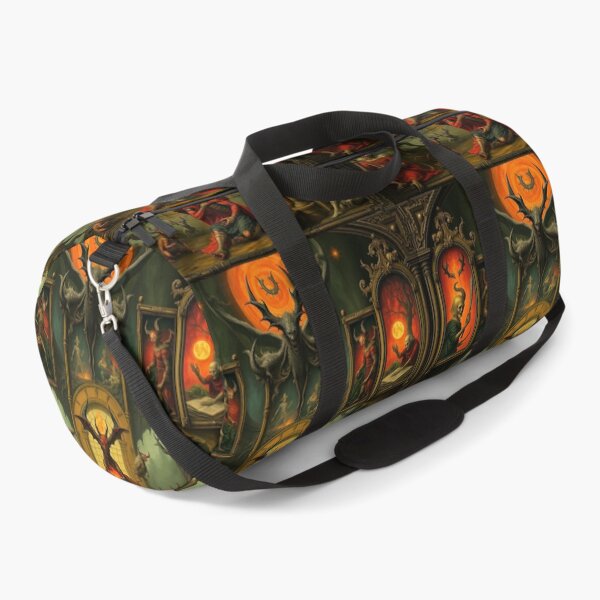 Item preview, Depiction of the layers of Hell fantastical artwork designed and sold by Vintage Designs +.