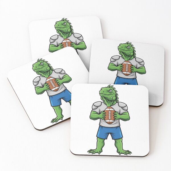 Item preview, Iguana Football Mascot Reptile Sport designed and sold by k3rstman1.