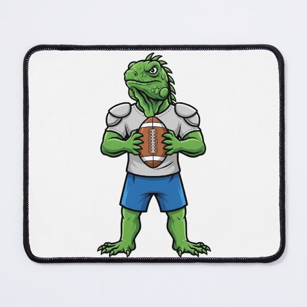 Item preview, Iguana Football Mascot Reptile Sport designed and sold by k3rstman1.