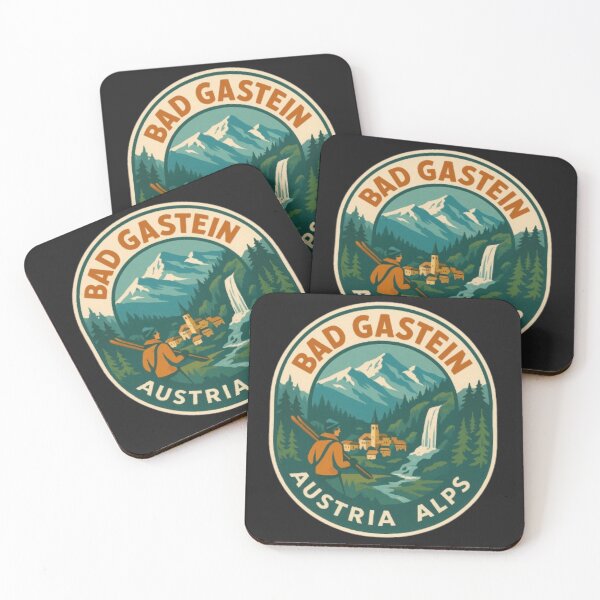 Item preview, “Bad Gastein Austria Alps – Vintage Travel Sticker Design” designed and sold by kunsuriyapaisan Paranee.