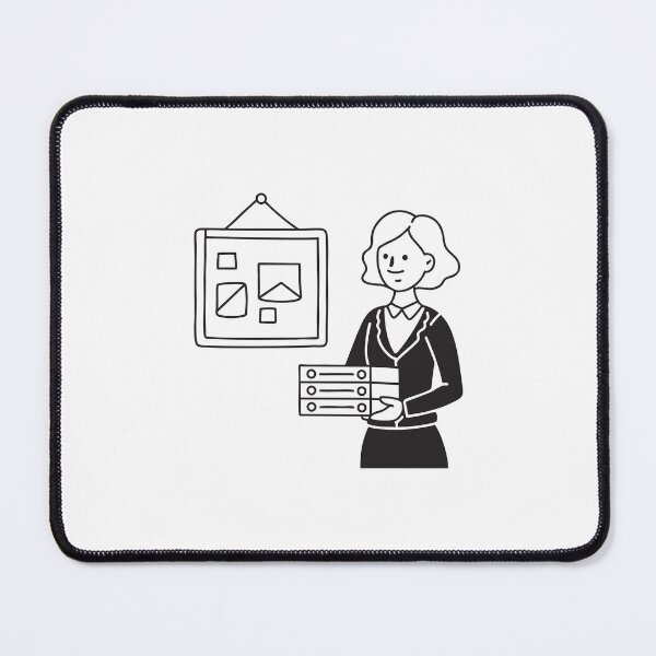Item preview, A teacher arranging folders beside a bulletin board designed and sold by rasagamastore.