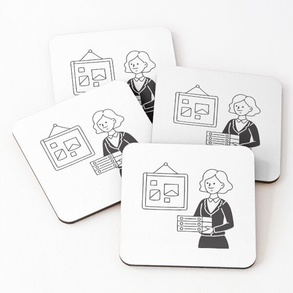 Item preview, A teacher arranging folders beside a bulletin board designed and sold by rasagamastore.