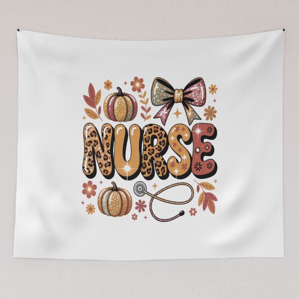 Item preview, Pumpkin Nurse  Autumn Coquette Bow designed and sold by VladoZork.