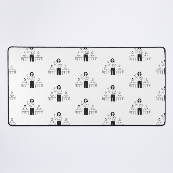 Item preview, A teacher holding a clipboard near student desks designed and sold by rasagamastore.