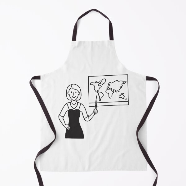 Item preview, A teacher holding a pointer near a world map on the wall designed and sold by rasagamastore.