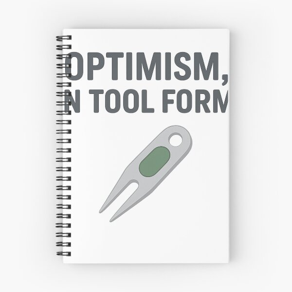 Item preview, Optimism, in Tool Form – Minimalist Golf Humor designed and sold by OffsideMindset.