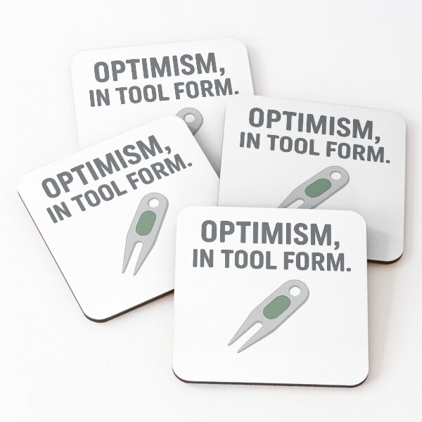 Item preview, Optimism, in Tool Form – Minimalist Golf Humor designed and sold by OffsideMindset.