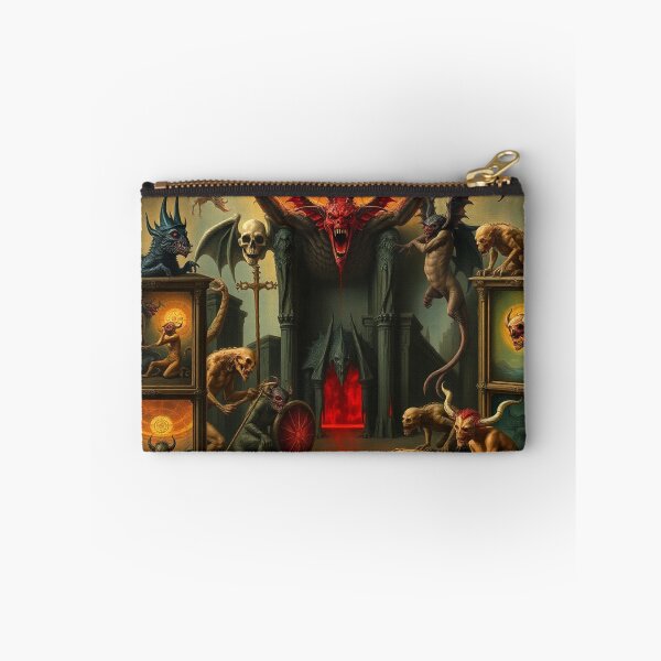 Item preview, Depiction of the layers of Hell fantastical artwork designed and sold by Vintage Designs +.