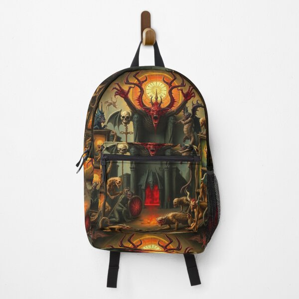 Item preview, Depiction of the layers of Hell fantastical artwork designed and sold by Vintage Designs +.