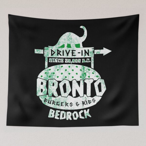 Item preview, Flintstones - Bronto Burgers And Ribs designed and sold by Scottmurrayd.