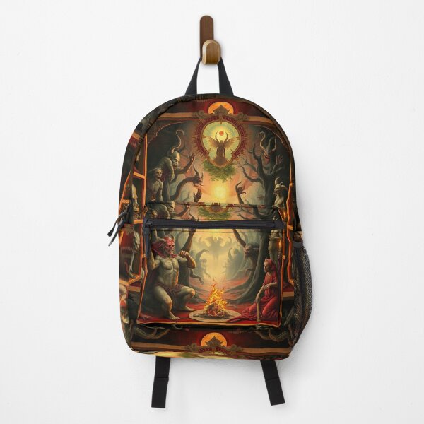 Item preview, Depiction of the layers of Hell fantastical artwork designed and sold by Vintage Designs +.