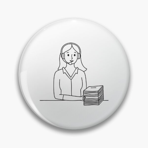 Item preview, A telemarketer checking a list beside a stack of brochures designed and sold by rasagamastore.