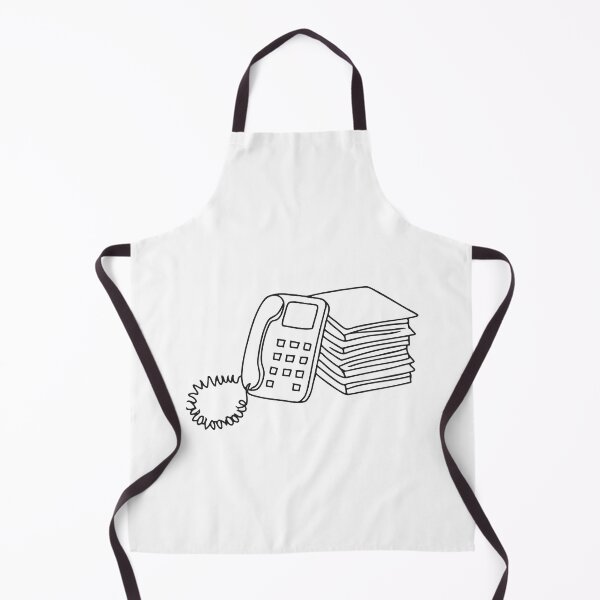 Item preview, A telephone placed beside stacked documents on an office table designed and sold by rasagamastore.