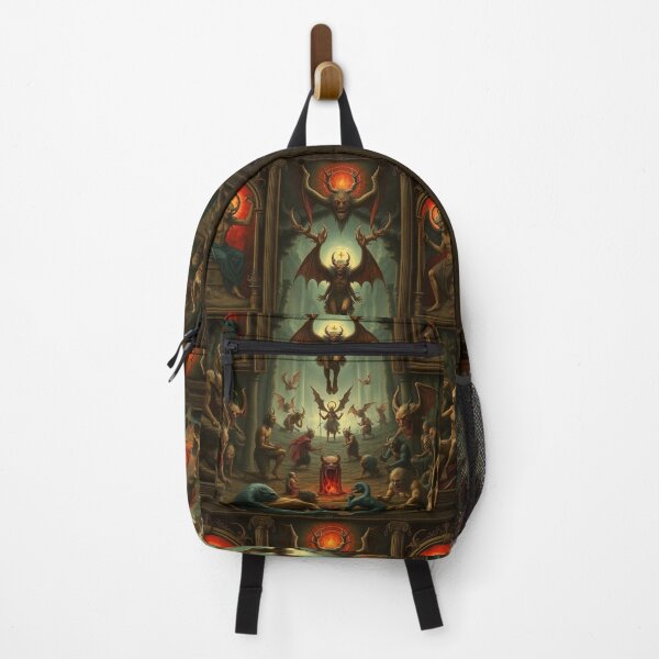 Item preview, Depiction of the layers of Hell fantastical artwork designed and sold by Vintage Designs +.