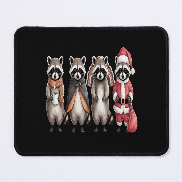 Item preview, Raccoon Santa Hat Christmas Tree Lights designed and sold by VladoZork.