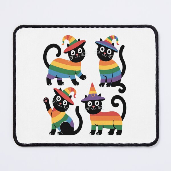 Item preview, Rainbow Cats and Ghosts Cute LGBTQ Christmas Spooky Lesbian designed and sold by VladoZork.