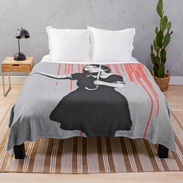 Item preview, Nola (dark Orangelight Orange Rain) By Banksy designed and sold by ALIONAMER.