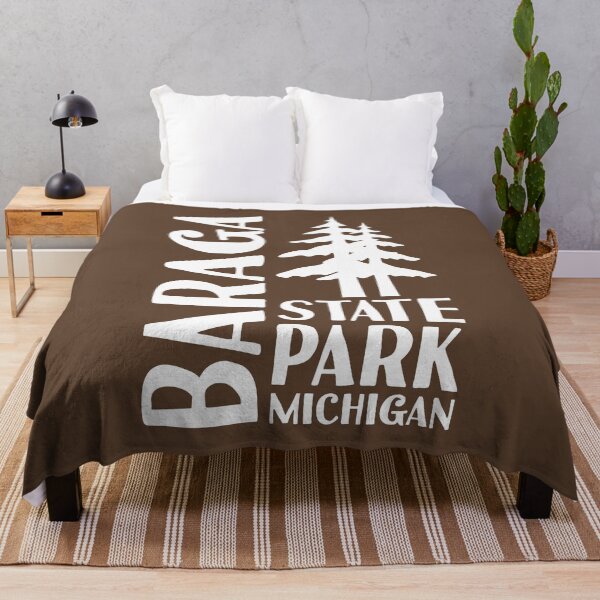 Item preview, Baraga State Park Michigan Pines W designed and sold by bivenart.