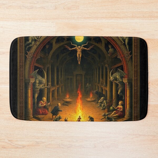 Item preview,  Depiction of the layers of Hell fantastical artwork designed and sold by Vintage Designs +.