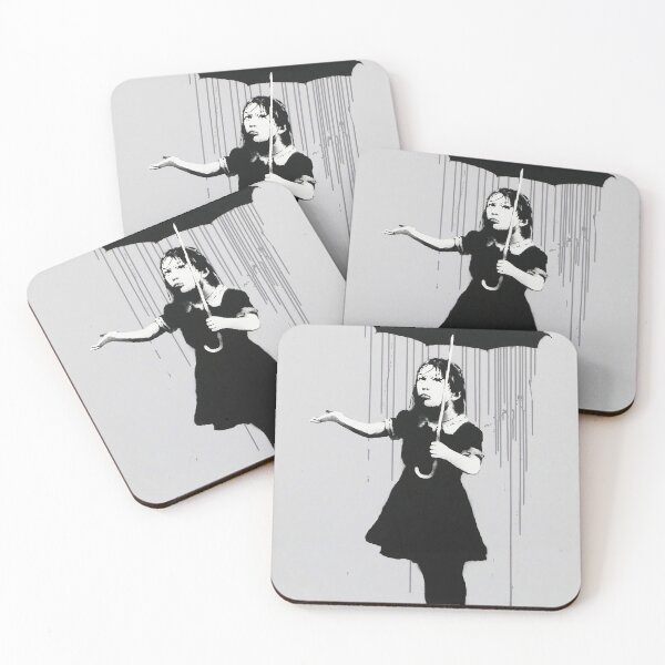 Item preview, Nola (grey Rain) By Banksy designed and sold by ALIONAMER.