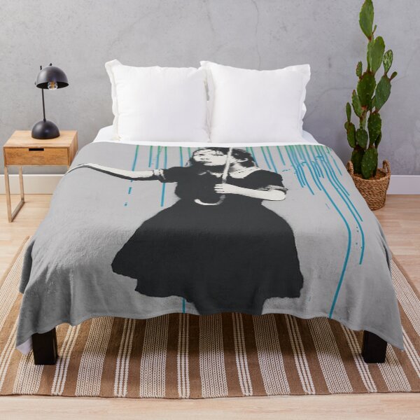 Item preview, Nola (greenblue Rain) By Banksy designed and sold by ALIONAMER.