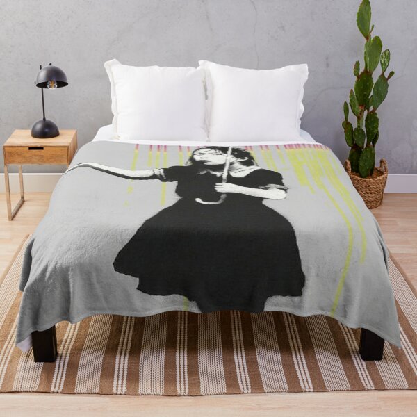 Item preview, Nola (pinkyellow Rain) By Banksy designed and sold by ALIONAMER.