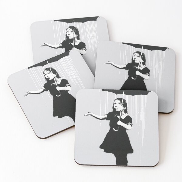 Item preview, Nola (white Rain) By Banksy designed and sold by ALIONAMER.